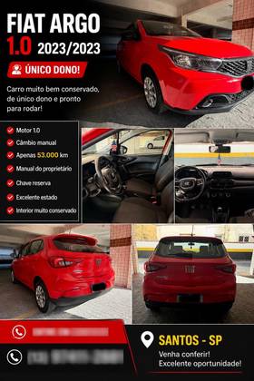 FIAT ARGO 1.0 FIREFLY FLEX MANUAL